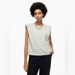 Babaton shoulder pad muscle tank